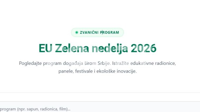 EU Zelena nedleja od sutra